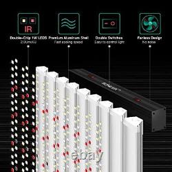 Lumière de croissance à LED de 4000w 4-4ft Couverture Double Commutateur Spectre Complet Pour Plantes d'Intérieur