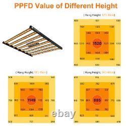 Lumière de croissance à LED de 6500W pour plantes d'intérieur en hydroponie à spectre complet pour légumes et fleurs