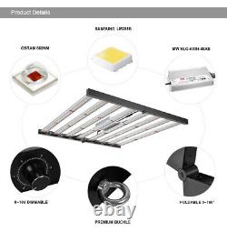 Lumière de croissance à LED de 6500W pour plantes d'intérieur en hydroponie à spectre complet pour légumes et fleurs