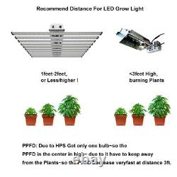 Lumière de culture LED Phlizon 640W Samsung Bar pour plantes d'intérieur commerciales Veg Flower