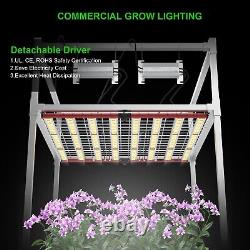 Lumières de croissance AGLEX 800W LED spectre complet Hydroponique Intérieur Veg Fleur UV IR