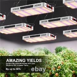 Lumières de croissance à spectre complet LED de 2000W pour plantes d'intérieur, légumes et fleurs