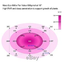 Mars Hydro Eco 600w Led Grow Light Full Spectrum Lampe Pour L'intérieur Usine Veg Bloom