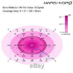 Mars Hydro Réflecteur 800w Led Grow Light Veg Fleur Plante + 4 'x 2' X 6' Kit Tente Cultiver