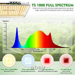 Mars Hydro Ts 1000w Led Grow Light Full Spectrum Veg Flower Indoor Cover 3x3ft
