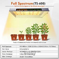 Mars Hydro Ts 600w Led Grow Light Full Spectrum Veg Fleurs Pour La Maison De Plantes D'intérieur