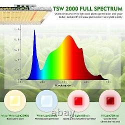 Mars Hydro Tsw 2000w Led Grow Light Full Spectrum Pour Les Plantes Intérieures Veg Bloom Ir
