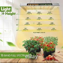 Marshydro Ts 600w Led Grow Light Sunlike Full Spectrum Veg Bloom Pour Hydroponique