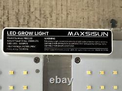 Maxsisun Pb2000 Lampe De Lumière De Croissance De Led Plein Spectre Pour Les Plantes Intérieures Veg Bloom
