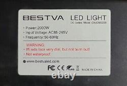 Meilleure lampe de culture LED à spectre complet BESTVA 2000W Plus pour plantes d'intérieur