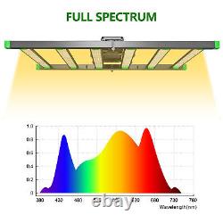 Meilleure lumière de culture LED Bestva BAT 200W 400W 600W spectre complet pour les plantes d'intérieur Veg IR