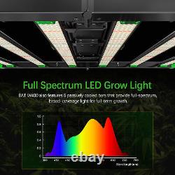 Meilleure lumière de culture LED Bestva BAT 200W 400W 600W spectre complet pour les plantes d'intérieur Veg IR