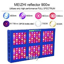 Meizhi 900w Led Grow Light Full Spectrum Hydroponiques Plantes D'intérieur Veg Lampe Bloom