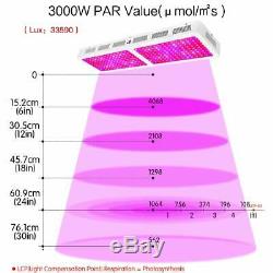 Morsen 2000w-3000w Led Grow Light Full Spectrum Pour L'intérieur All Plant Veg Croissance