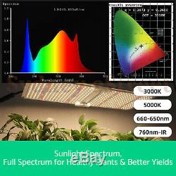 Nouveau 1000w 2000w Full Spectrum Led Grow Light Samsungled Lm301b Plantes D'intérieur Veg
