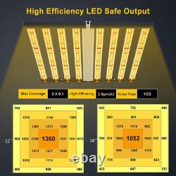 PHLIZON FD9600 1000W Lampe de Culture Intérieure Commerciale LED Dimmable Spectre Complet