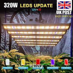 PHLIZON PRO 320W 1000W LED Luminaire de Croissance pour Plantes Éclairage Spectre Complet