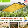 Phlizon 2000w Lm301b Led Grow Light Full Spectrum Pour Les Plantes Intérieures Veg Bloom Us