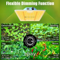 Phlizon 3000w Samsung Led Grow Light Full Spectrum Pour Les Plantes De Fleurs De Veg
