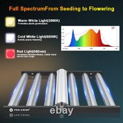 Phlizon 720w Led Grow Light Full Spectrum Foldable Hydroponics Indoor Veg Flower