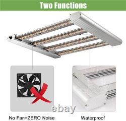 Phlizon 800W LED Grow Light Spectre Complet Dimmable 6x6ft Plantes d'intérieur Veg Bloom