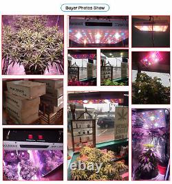 Phlizon Cree Cob Series 2pcs 1000w Led Plant Grow Light Pour Les Fleurs De Veg Intérieur