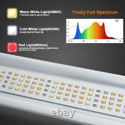 Phlizon Fd4800 Led Grow Light Bar 5x5ft Full Spectrum Pour Les Plantes Médicales Intérieures