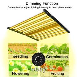 Phlizon Grow Light Bar 1000w Lampe De Plante Commerciale Samsungled 6x6ft Fleur De Veg