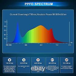 Phlizon Ph-1500w Led Grow Light 2x4 Ft Spectre Complet Pour La Fleur De Veg Des Plantes Intérieures