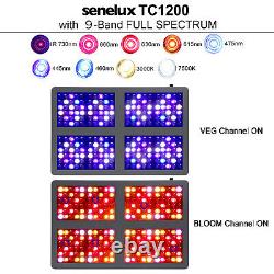 Sénélux Led Grow Light Timed Dimmer Control Série Veg/bloom Timer Tc600 Tc1200