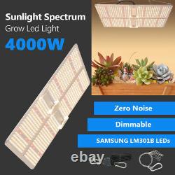 Sf 4000w Led Grow Light Samsungled Lm301b Intérieur Toutes Les Étapes Veg Flower Uk Stock