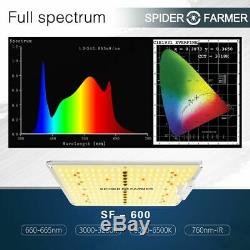 Sf 600w Led Grow Light Full Spectrum Samsungled Lm301b Pour L'intérieur Veg Bloom