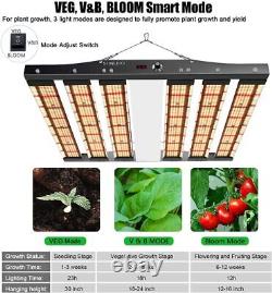 Sonlipo Spc4500 Led Grow Light Full Spectrum Pour Les Plantes Intérieures Veg Bloom Ir