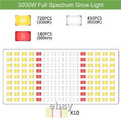 Sp3000 Led Grow Lumière Quantum Samsungled Commercial Lampe De Plante Intérieure Veg Fleur