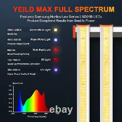 Spider Farmer Se3000 Led Grow Light Full Spectrum Fleur De Veg Hydroponique Flexible