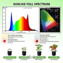 Spider Farmer Sf300 Sf600 Led Grow Light Full Spectrum Indoor Plant Seeds Veg