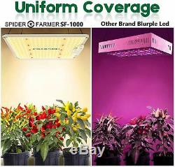 Spider Fermier 1000w Led Grow Light Samsungled Lm301b Veg Fleurs Plantes D'intérieur