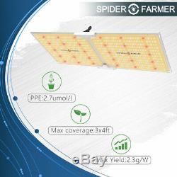 Spider Fermier 2000w Led Grow Light Samsung Lm301b Chips Veg Fleurs Plantes D'intérieur