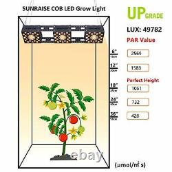 Sw-3000 Led Grow Light Sunlike Full Spectrum Cob Plants Lights For Indoor Veg