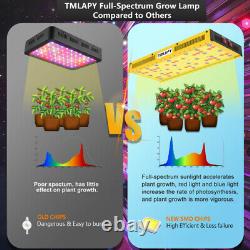 Tmlapy 2000w Led Grandissent La Lumière Avec Uv Plein Spectre Hydroponiques Pour Les Plantes À L'intérieur