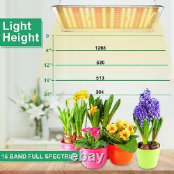 Tmlapy 2x 1000w Led Grow Light Sunlike Full Spectrum For Indoor Veg Plant Lamp