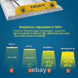 Tmlapy 3000w Led Grow Light Full Spectrum Pour Les Plantes À L'intérieur De Serre Veg Bloom
