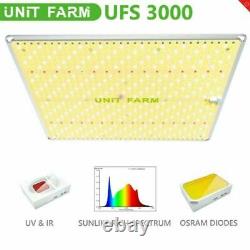 Unit Farm Ufs 3000w Led Grow Light Full Spectrum Indoor Plants Veg Flower Kit