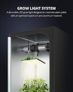 VIPARSPECTRA Mise à niveau P4000 Lampe de Culture LED Spectre Complet pour Fleurs et Légumes d'Intérieur avec IR