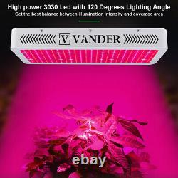 Vander 9000w Bloom Plus Led Grow Light Dual Spectrum Veg Flower Plant Lamp Set
