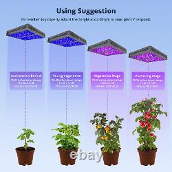 Viparspectra 1200w Led Grow Light Full Spectrum Pour Les Plantes Intérieures Veg&flower Ir
