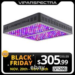 Viparspectra 1200w Led Grow Light Full Spectrum Veg Bloom For All Indoor Plant