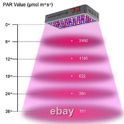 Viparspectra 2pcs 450w Led Grow Light Full Spectrum Pour Les Plantes De Fleurs Veg Bloom