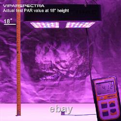 Viparspectra De 300w Led Grow Light Full Spectrum Pour Plantes D'intérieur Veg Fleur