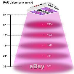 Viparspectra Par600 600w Led Grow Light Full Spectrum Pour L'intérieur Des Végétaux Veg / Bloom